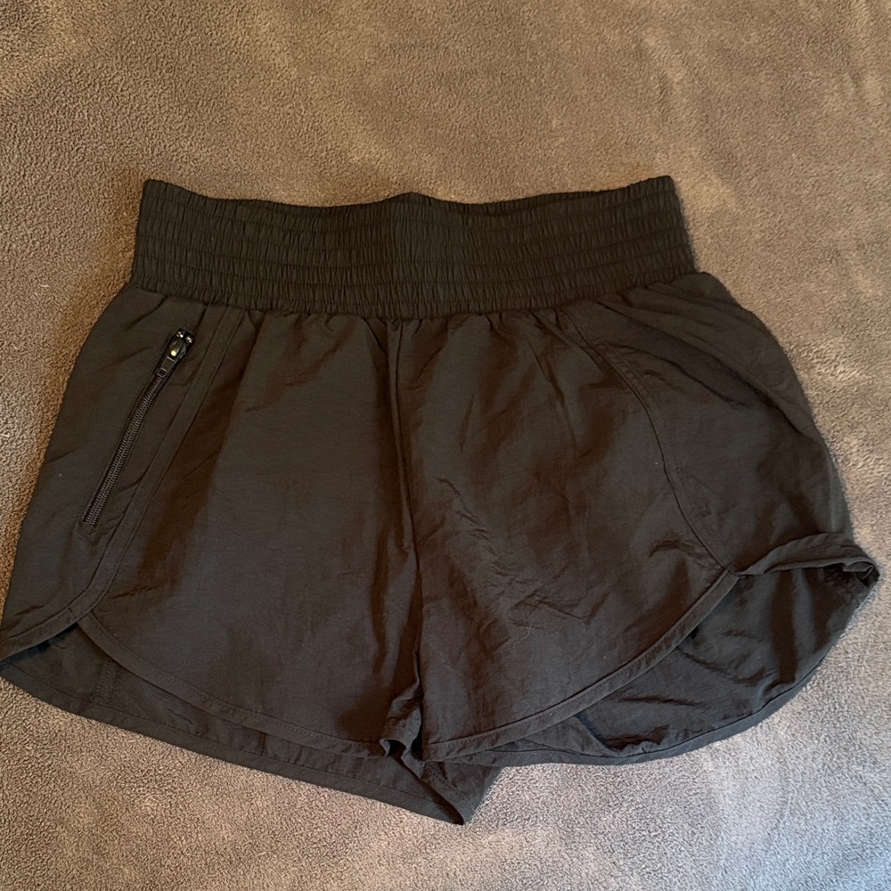 Zenana Outfitters Black Athletic Shorts